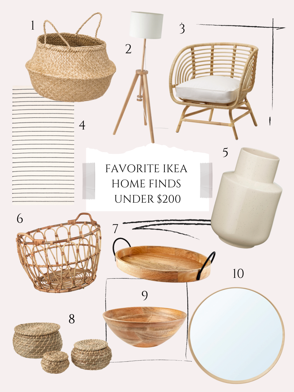 FAVORITE IKEA HOME FINDS UNDER 200 All Things Polished